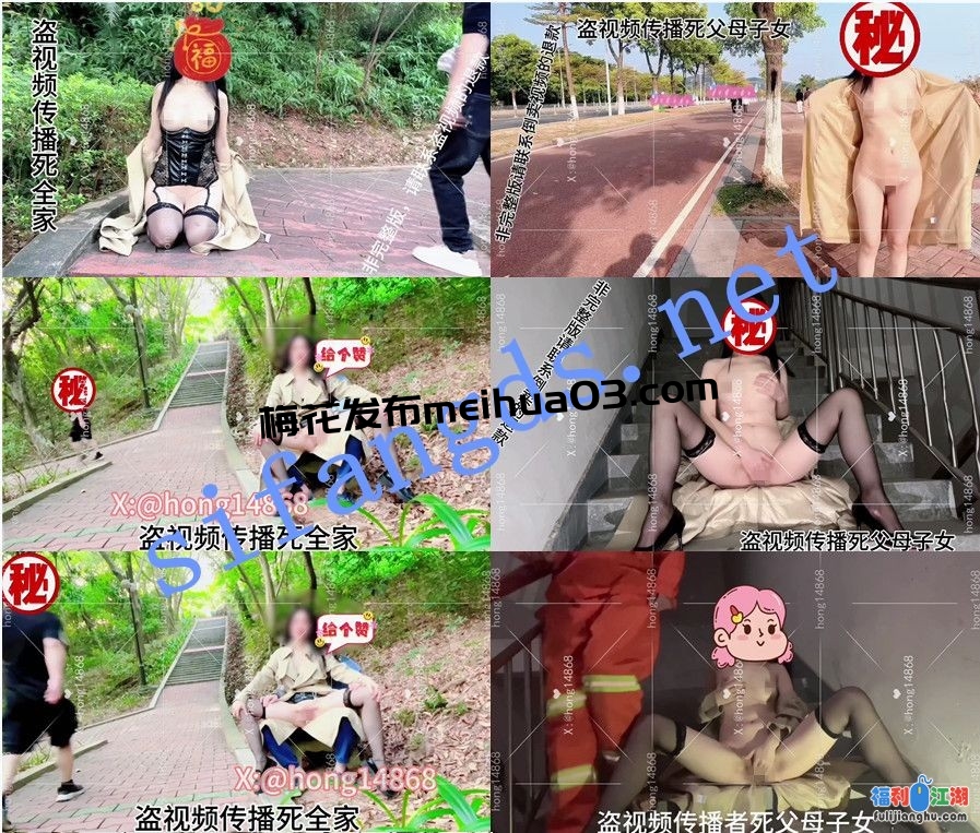 【重磅核弹】极限露出狂【hong14868】，最新520VIP福利29V+9P[某房原版]【1.66G】